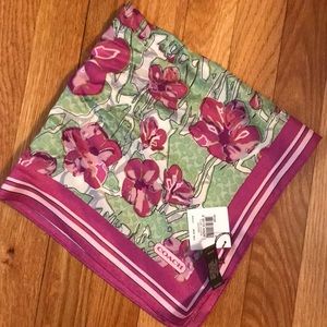 Coach Silk Scarf
